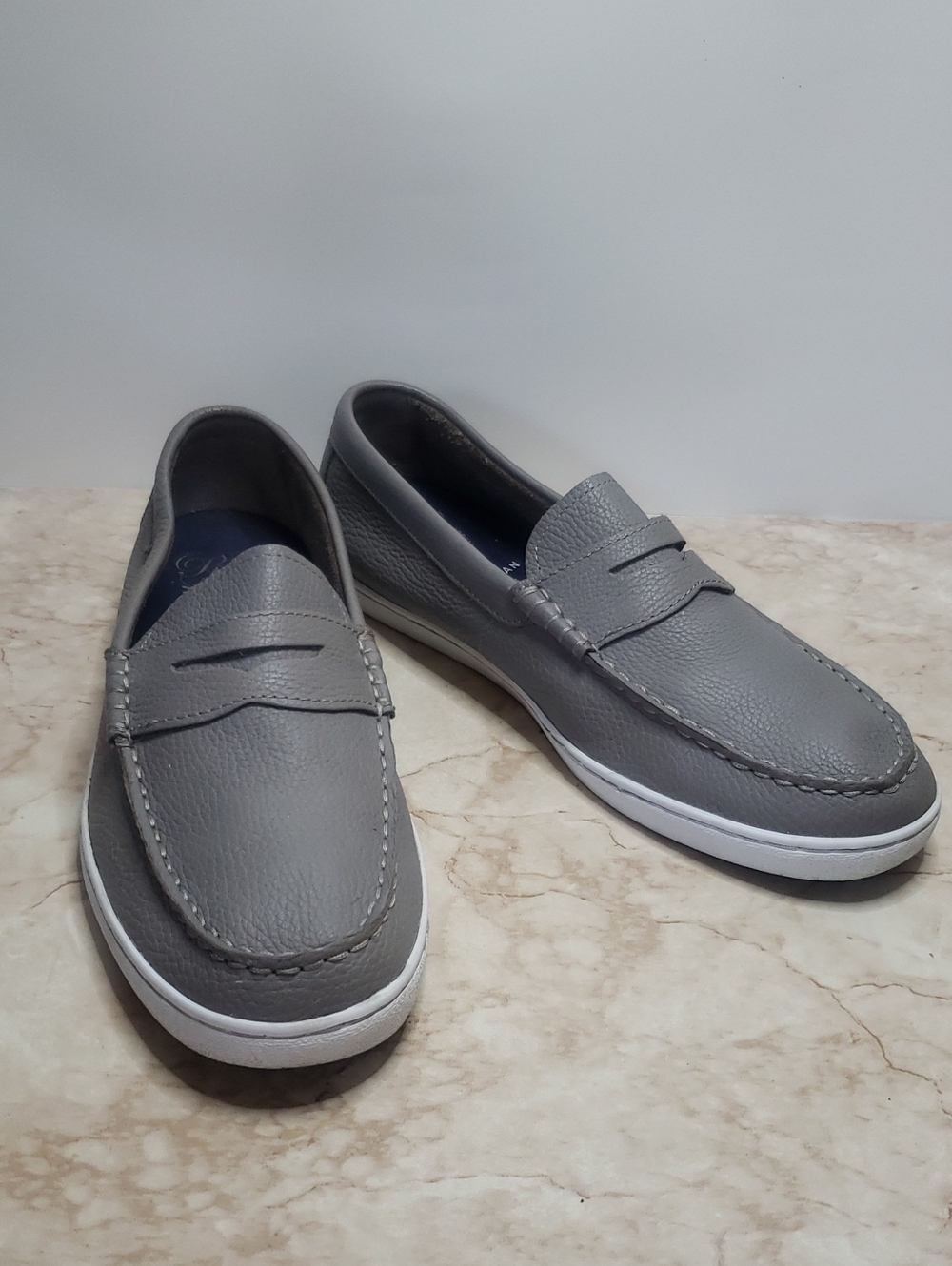 Cole Haan Classic Gray Men’s Slip-On Penny Loafers Size 11.5